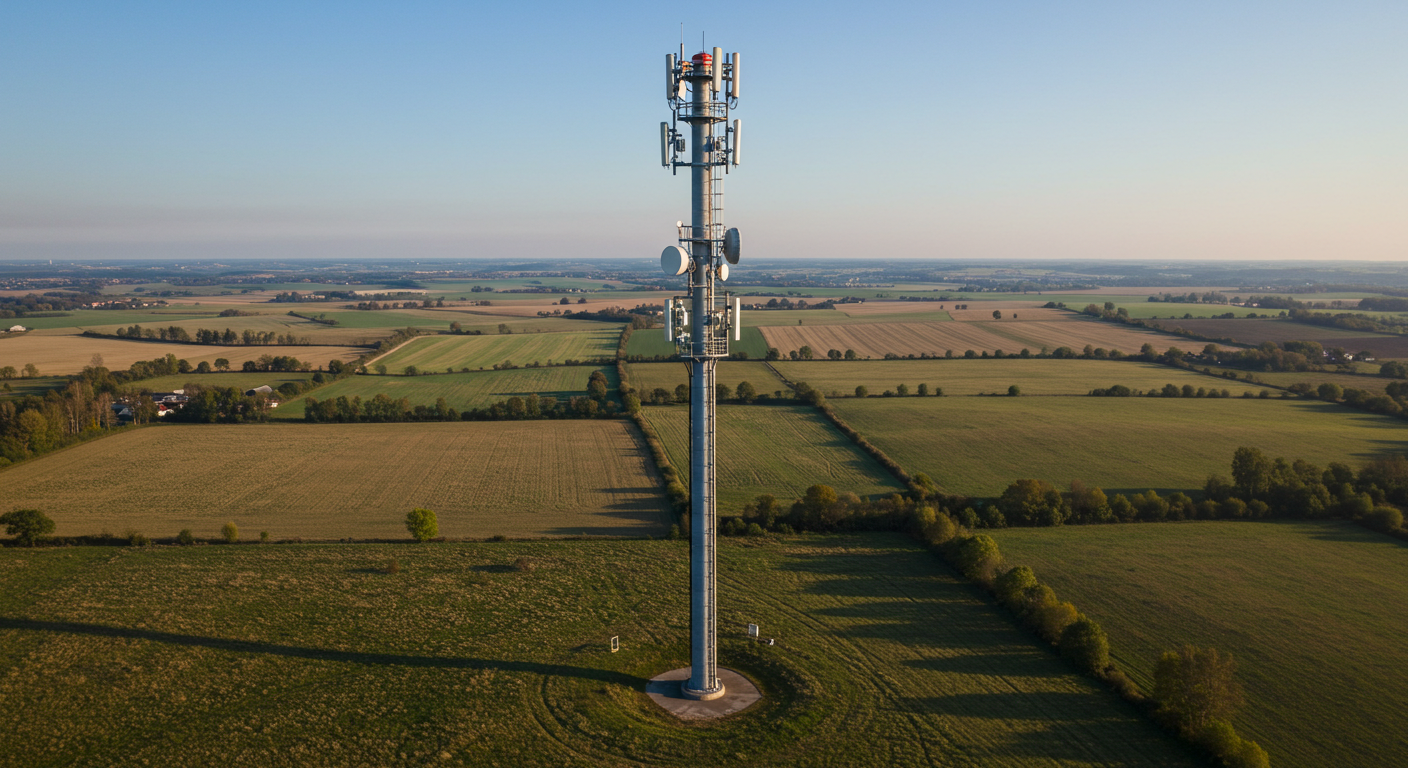 monopole tower for mobile networks